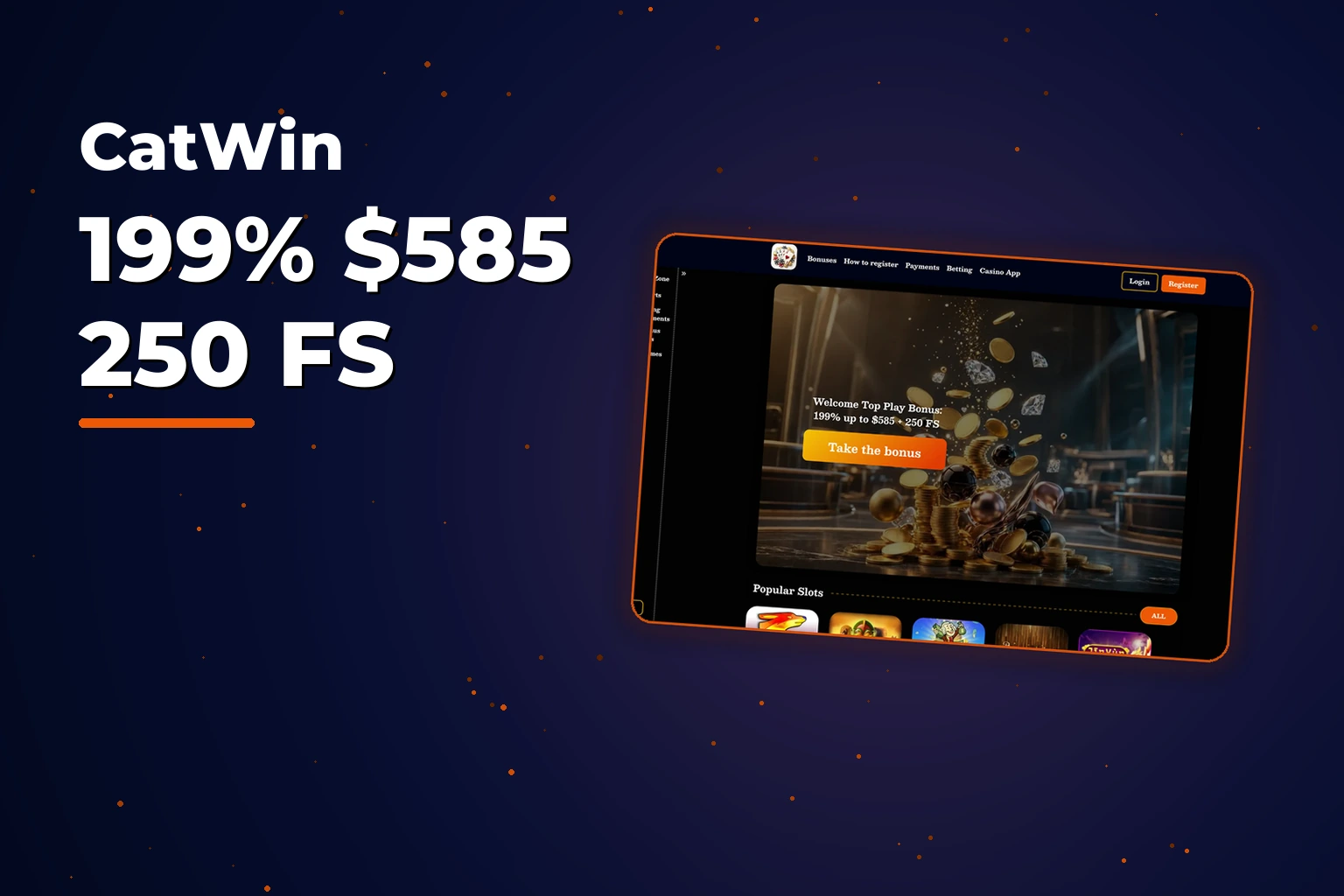 Catwin Casino 250 Giros Gratis Sin Depósito para Jugadores de España